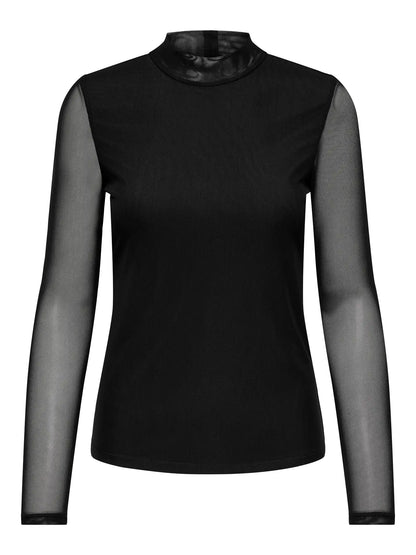 ERICA MESH TOP (BLACK) | ONLY