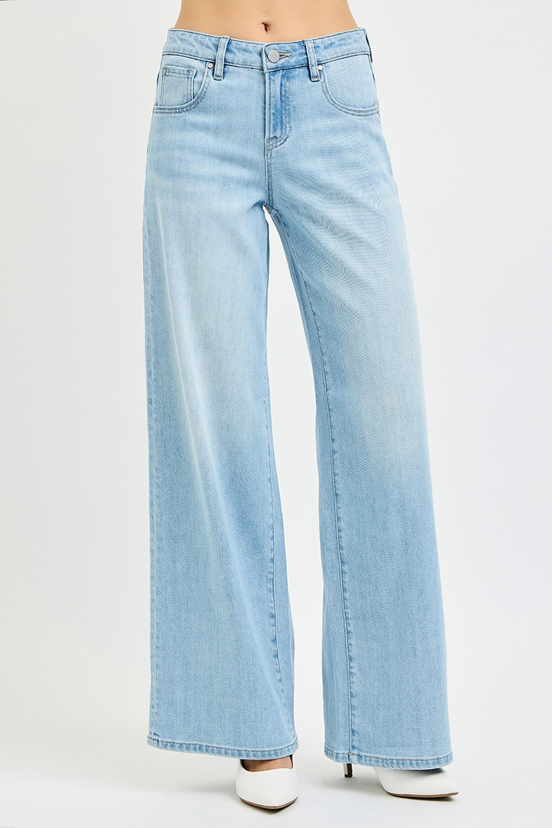 REIGN SLOUCHY WIDE JEANS (RISEN)