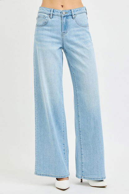 REIGN SLOUCHY WIDE JEANS (RISEN)