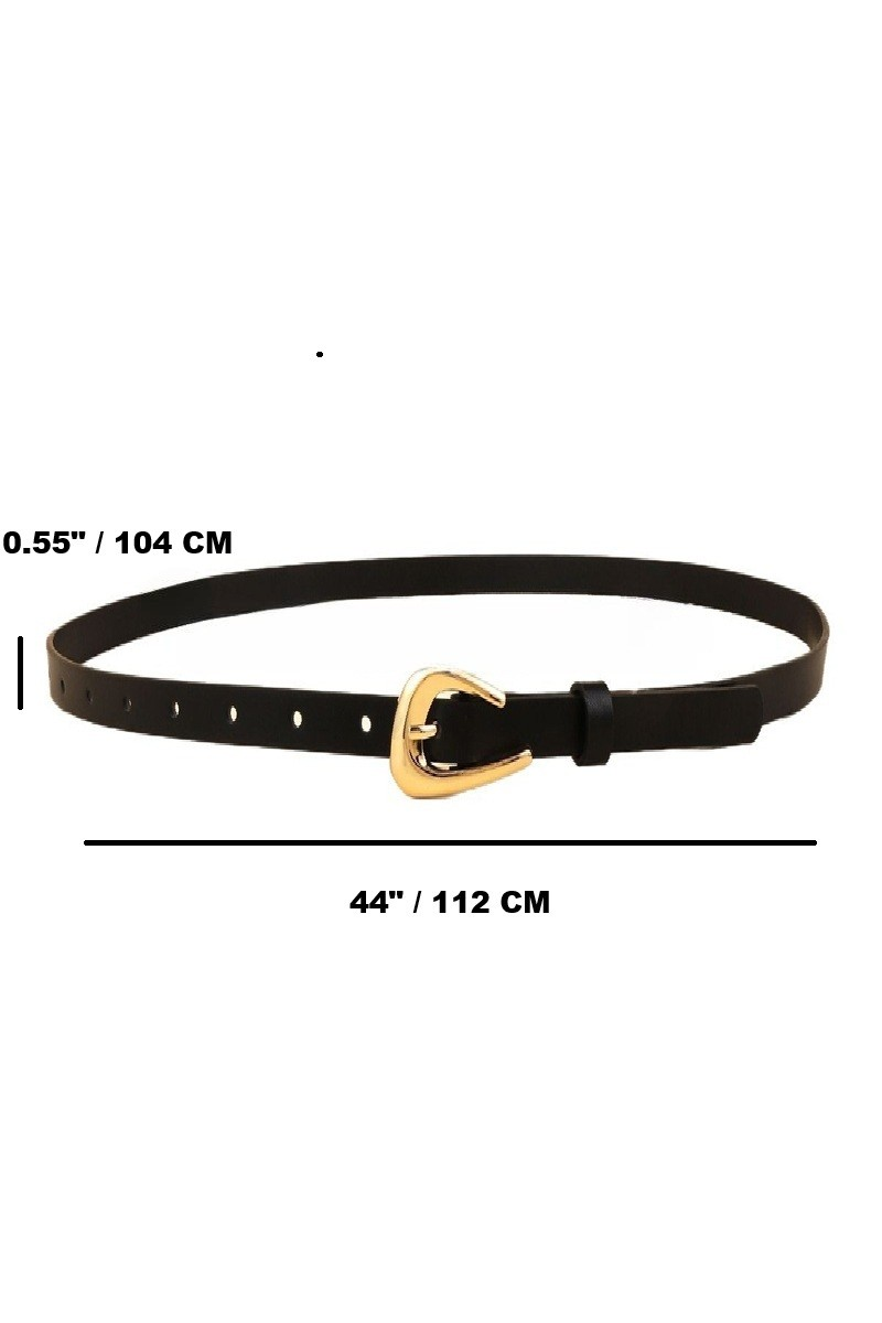 TEARDROP PIN BUCKLE FASHION BELT