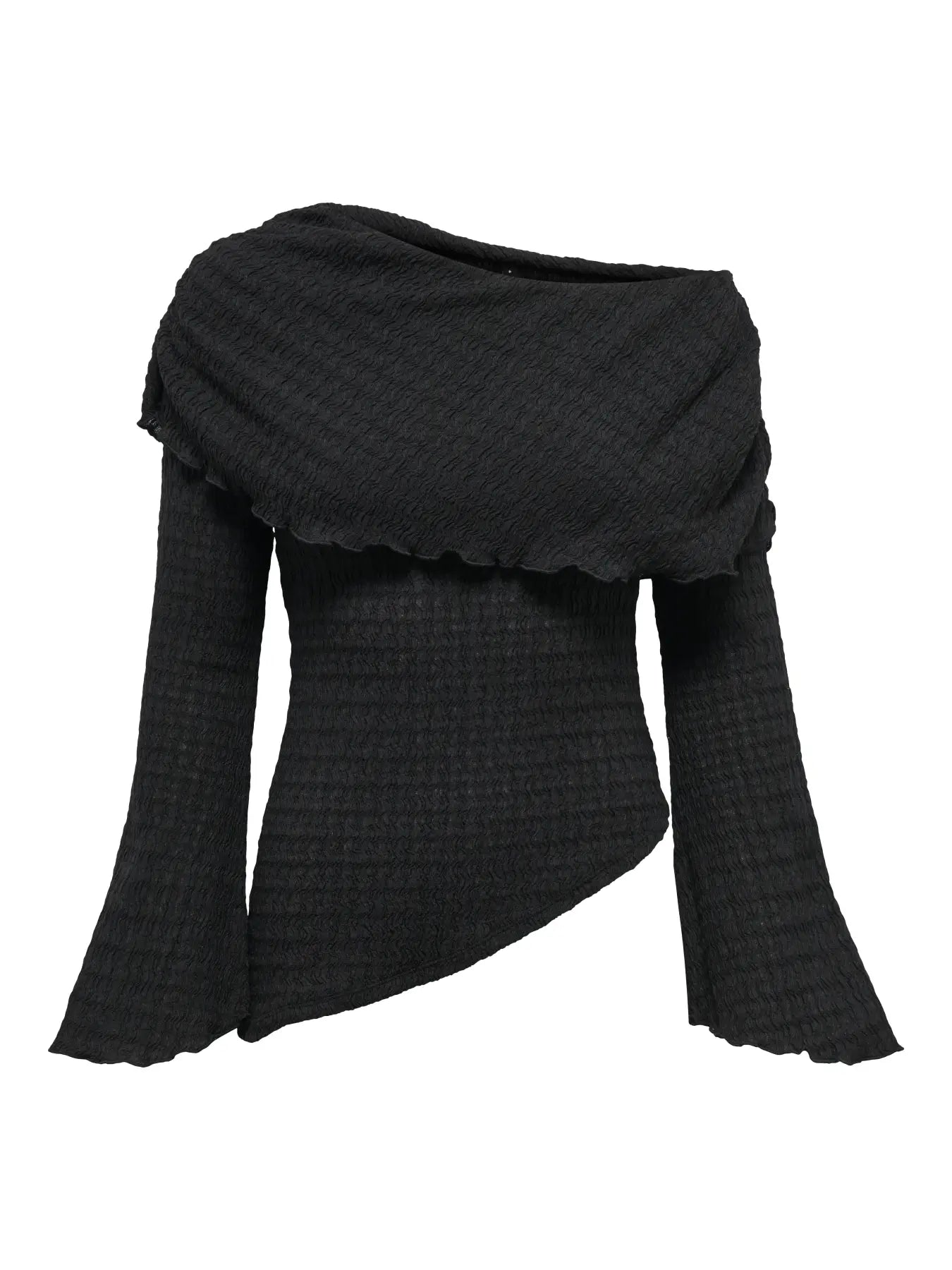 ILSE OFF SHOULDER TOP (ONLY) | BLACK