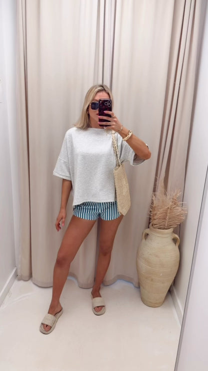 BILLY STRIPED SHORTS (BLUE) | BEST SELLER