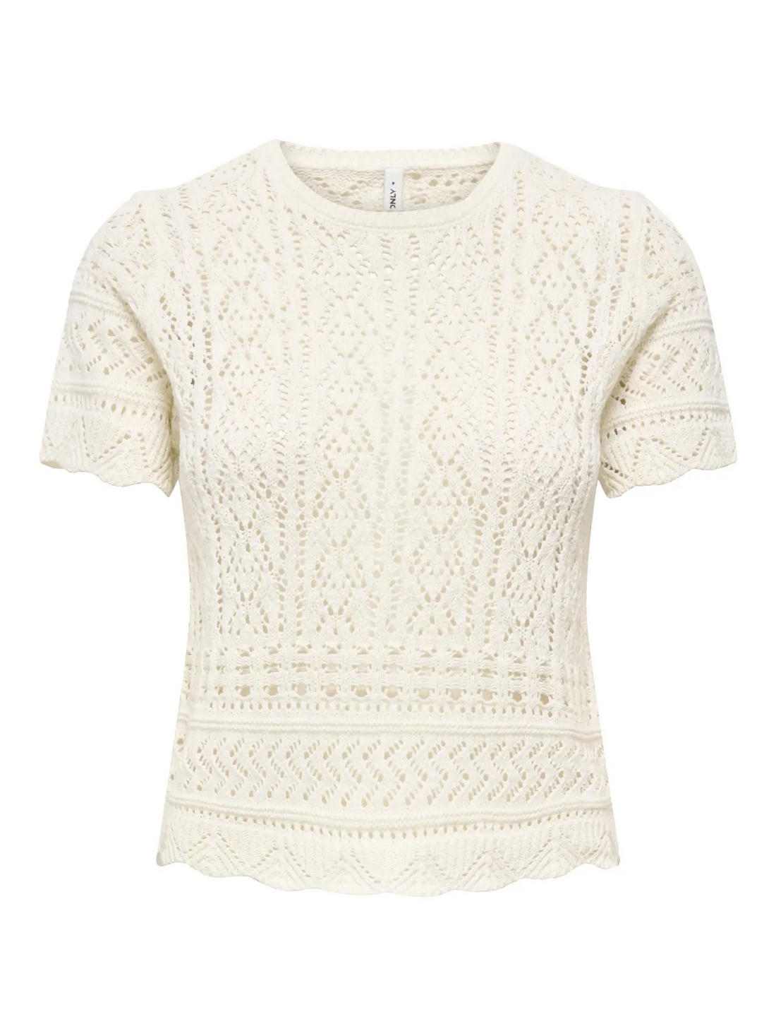 ONLELKE LIFE SS STRUCTUR O-NECK KNT NOOS | ONLY